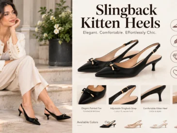 Slingback Kitten Heels
