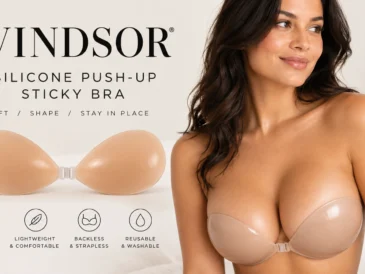 Windsor silicone push-up sticky bra
